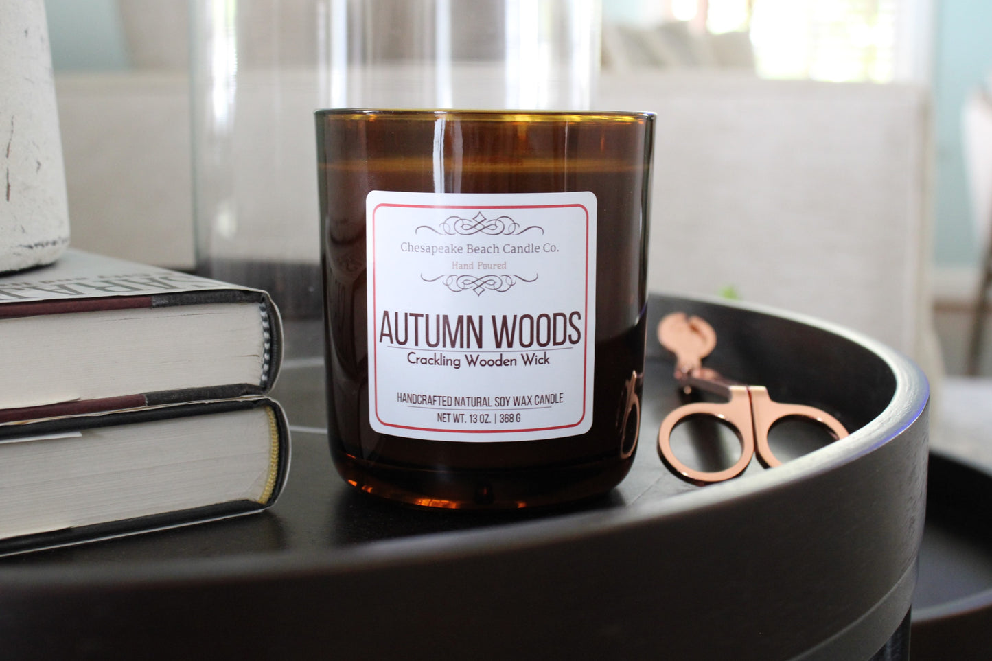Autumn Woods Wooden Wick Candle (13 oz)