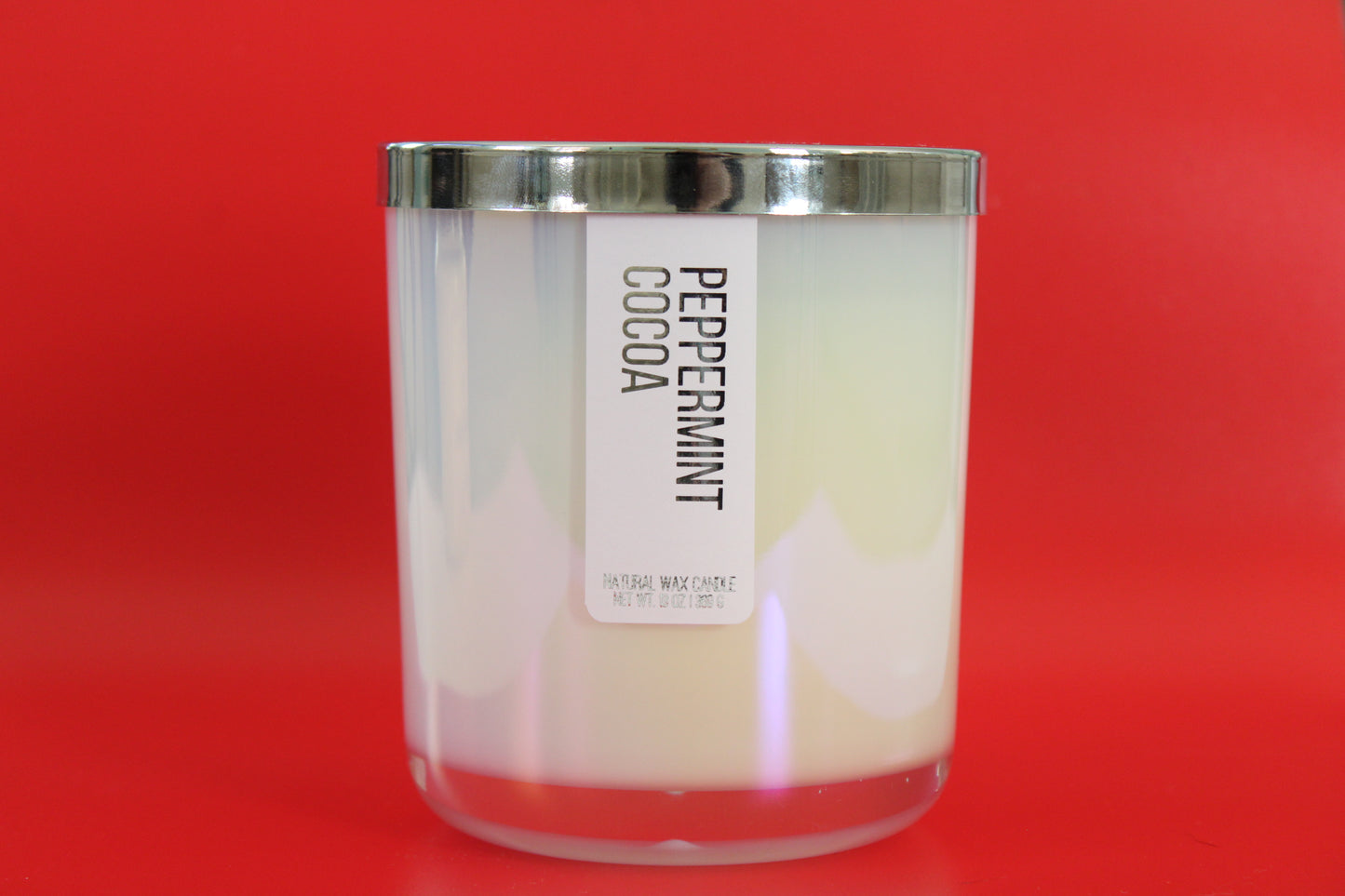 Peppermint Cocoa Wooden Wick Candle