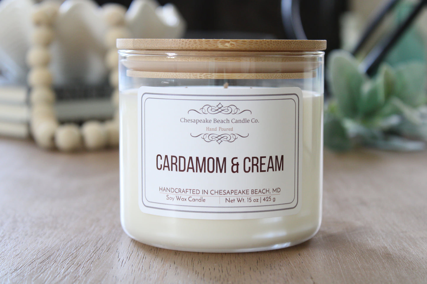 Cardamom & Cream 3-Wick Candle
