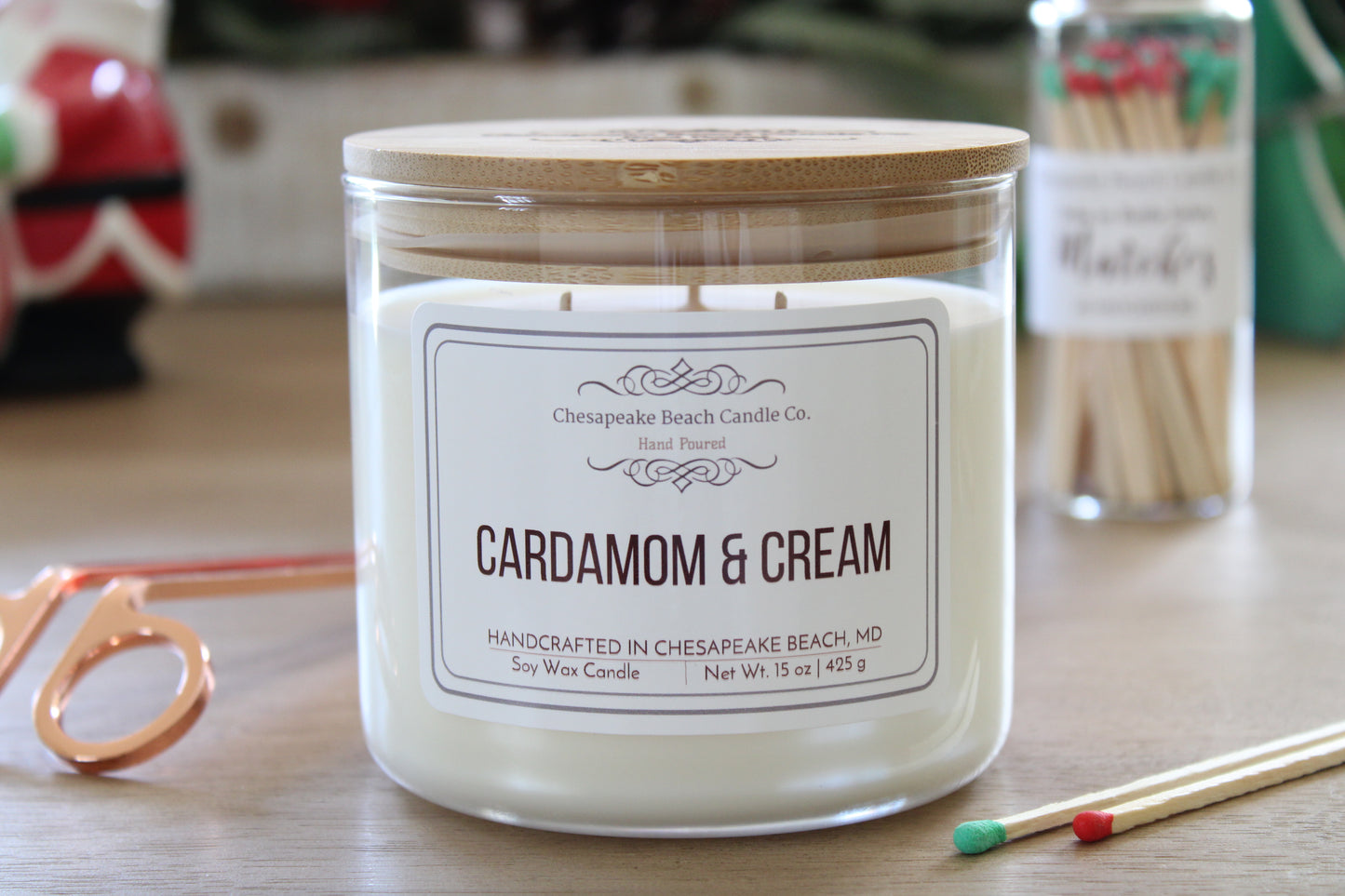 Cardamom & Cream 3-Wick Candle