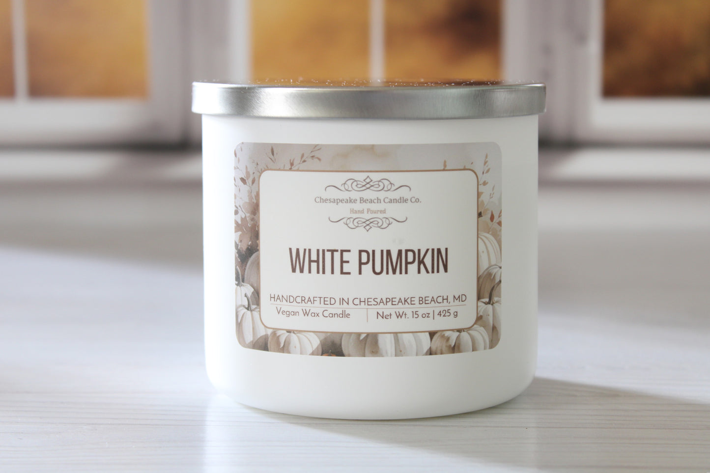 White Pumpkin 3-Wick Candle