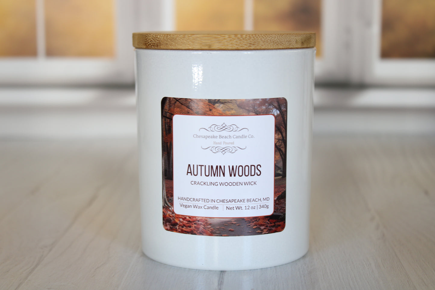 Autumn Woods Wooden Wick Candle