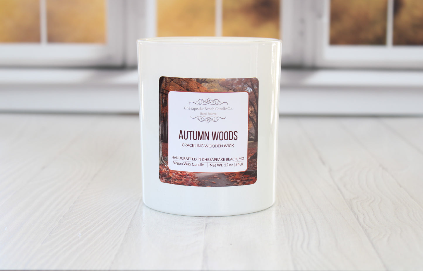 Autumn Woods Wooden Wick Candle
