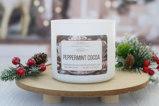Peppermint Cocoa 3-Wick Candle