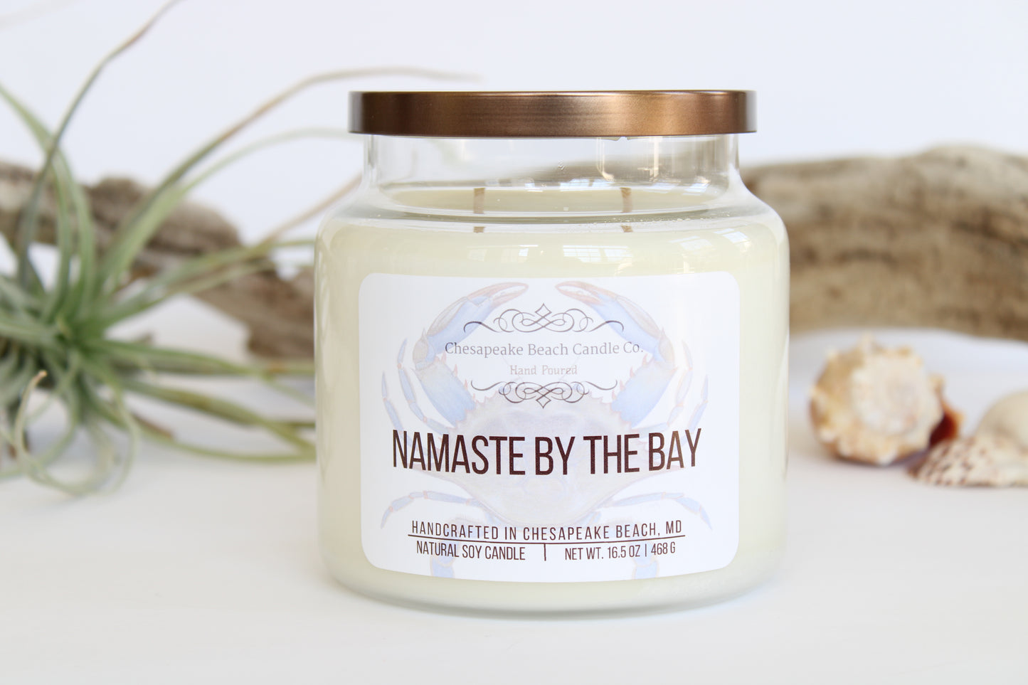Namaste by the Bay Candle