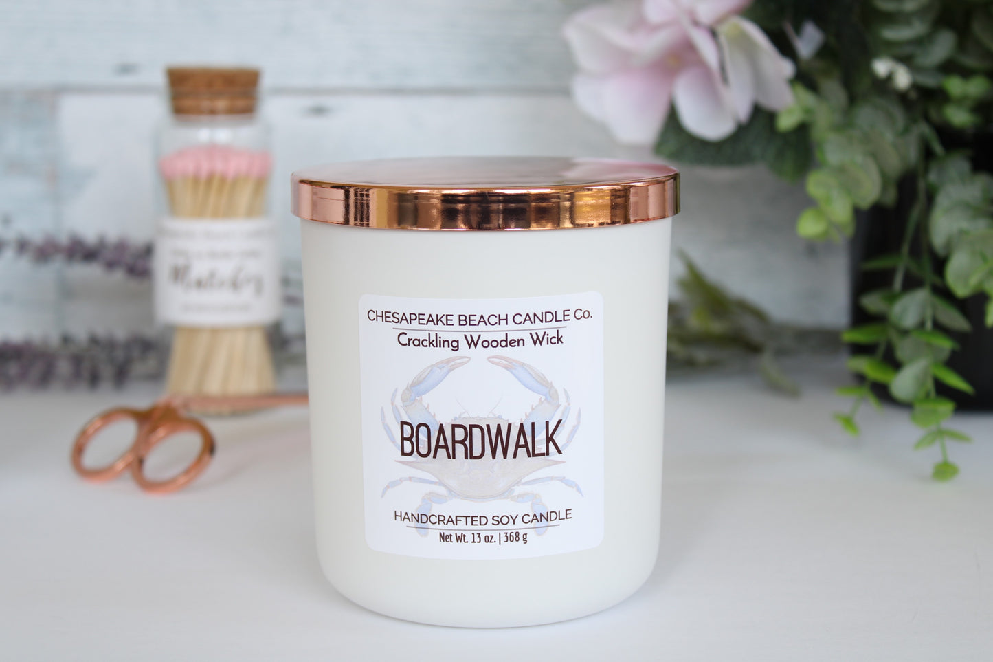 Boardwalk Wooden Wick Candle