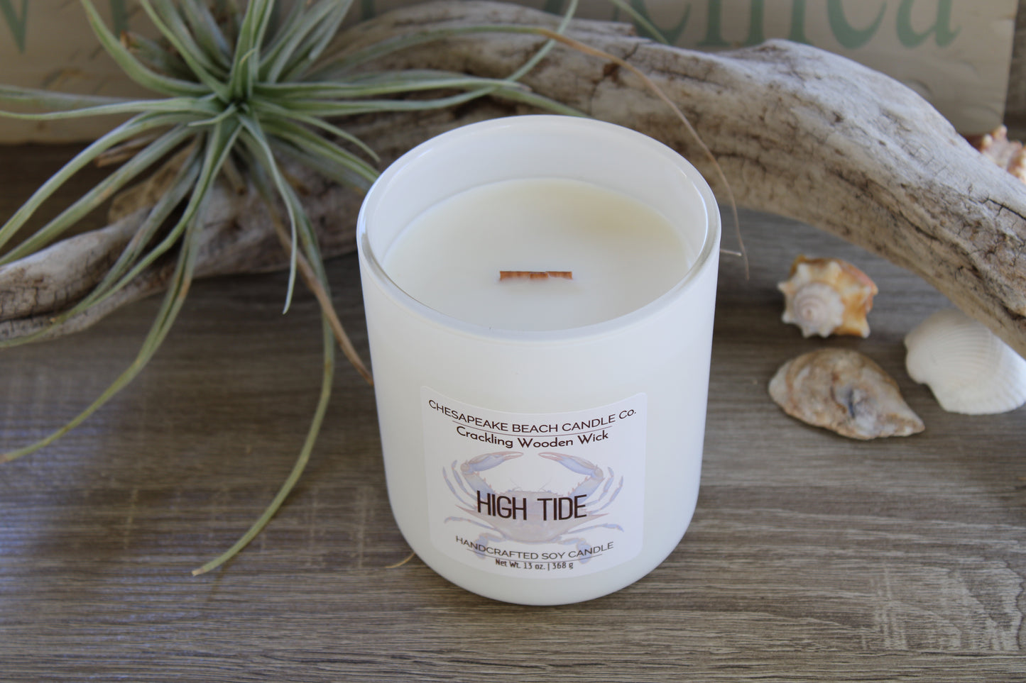 High Tide Wooden Wick Candle