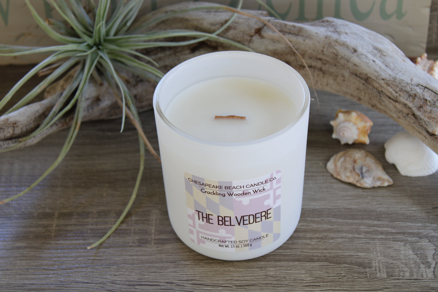 The Belvedere Wooden Wick Candle