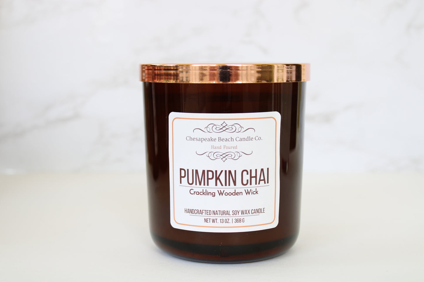 Pumpkin Chai Wooden Wick Candle