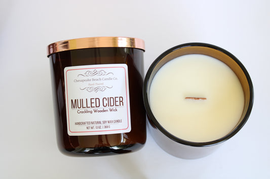 Mulled Cider Wooden Wick Candle (13 oz)
