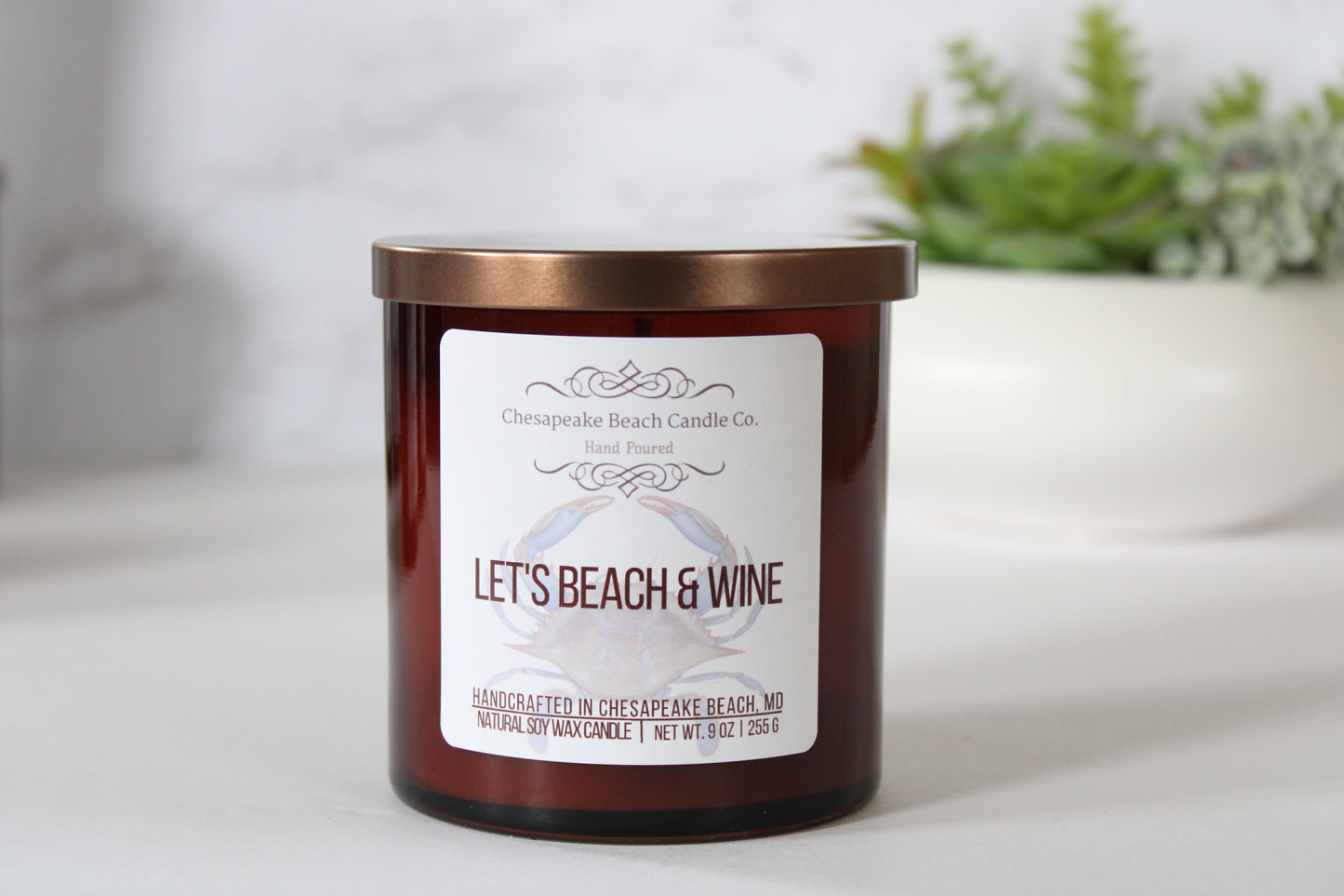 Let's Beach & Wine Candle (9 oz)