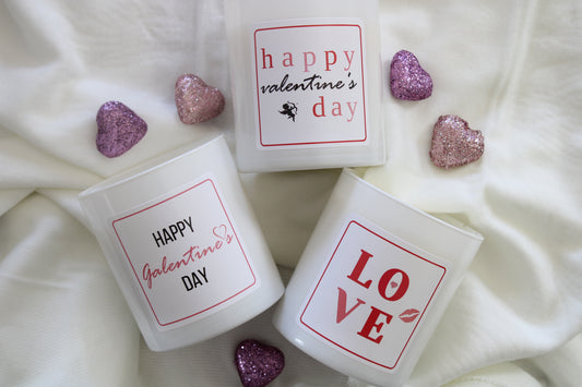 Valentine's and Galentine's Day Candles