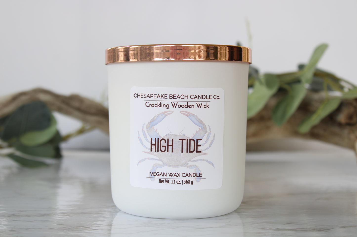 High Tide Wooden Wick Candle (13 oz)