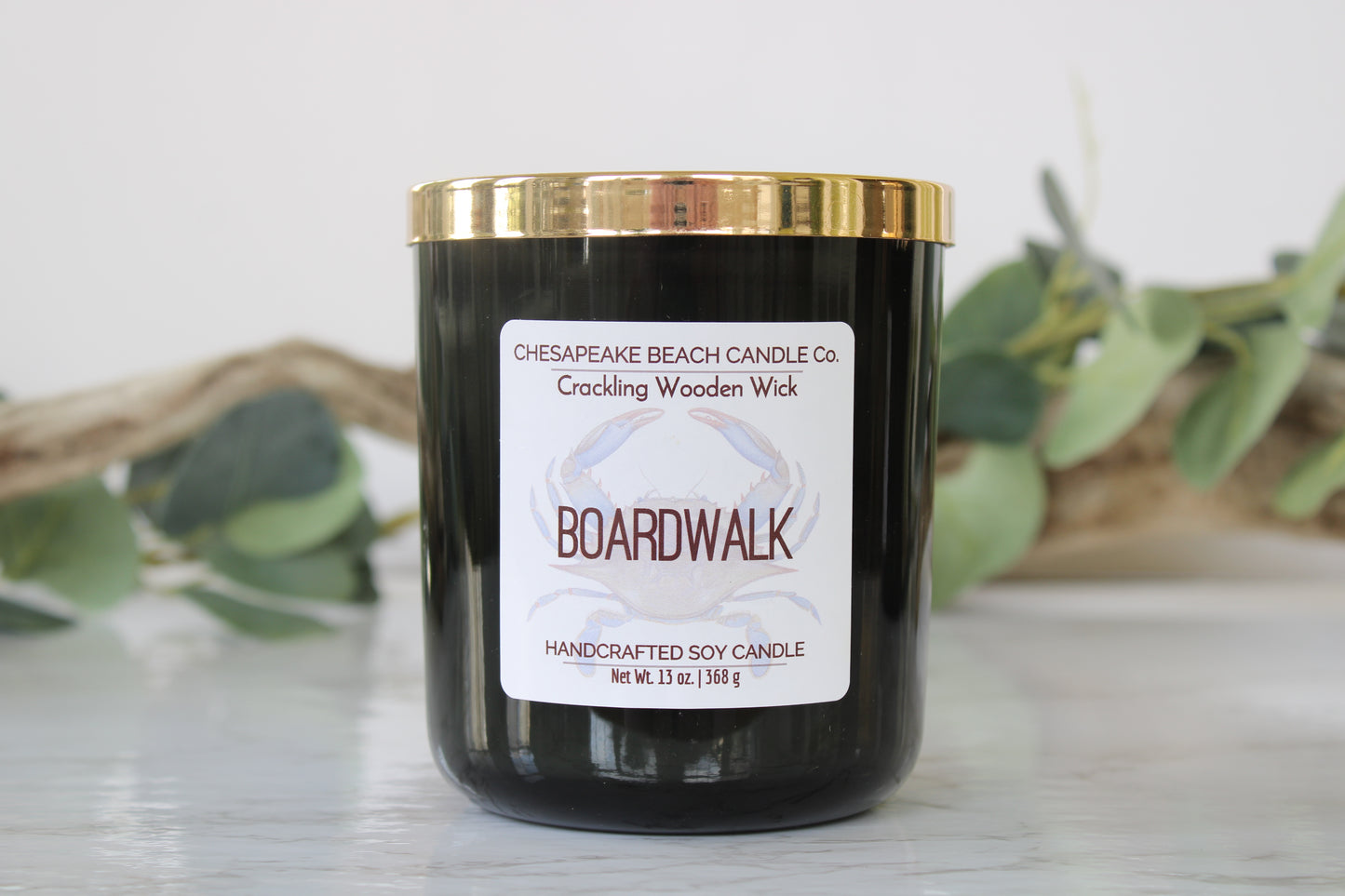 Boardwalk Wooden Wick Candle (13 oz)