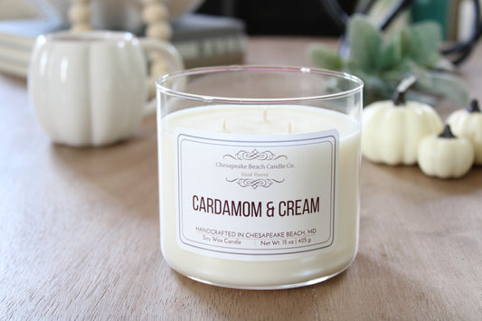 Cardamom & Cream Candle NEW!