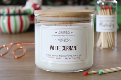 White Currant Candle NEW!