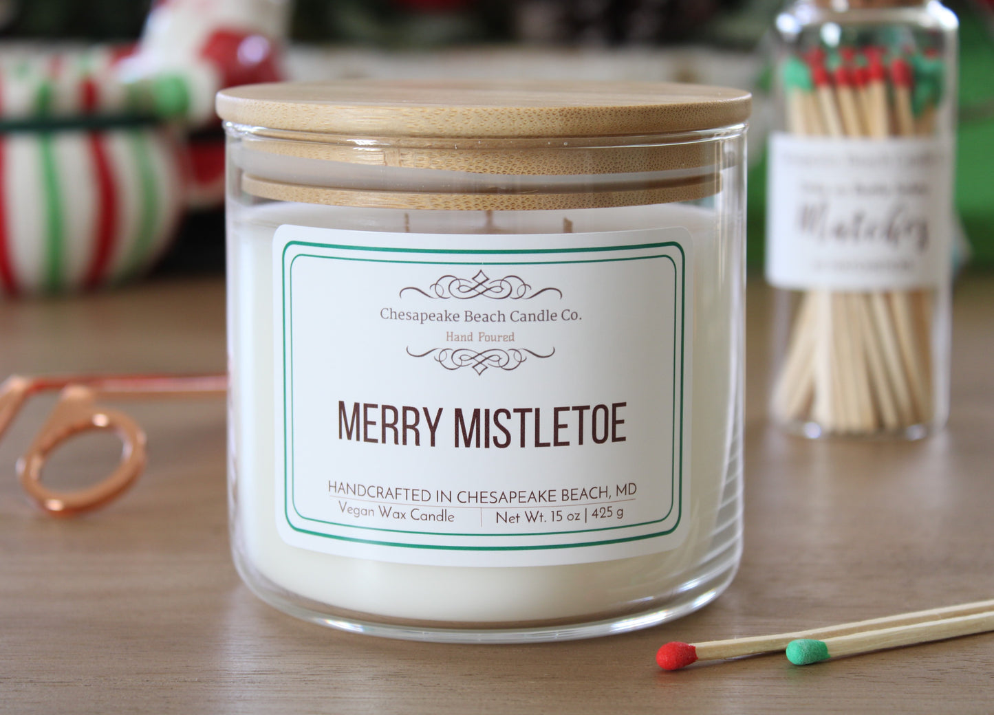 Merry Mistletoe Candle