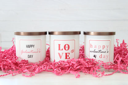 Valentine's and Galentine's Day Candles