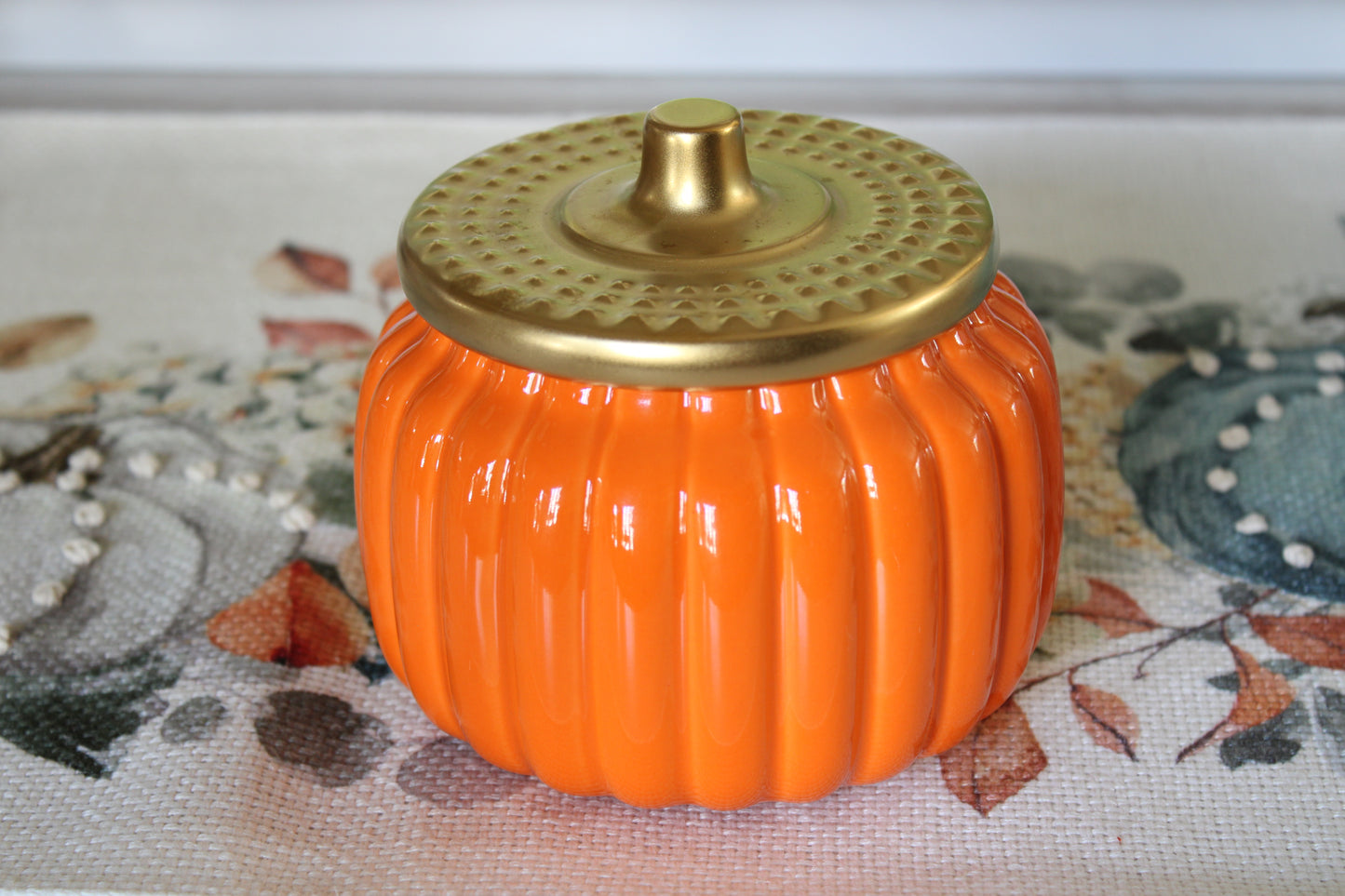 Ceramic Pumpkin Candles