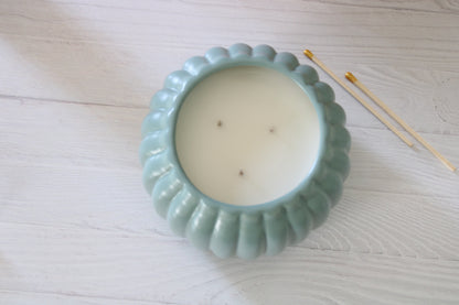 Ceramic Pumpkin Candles