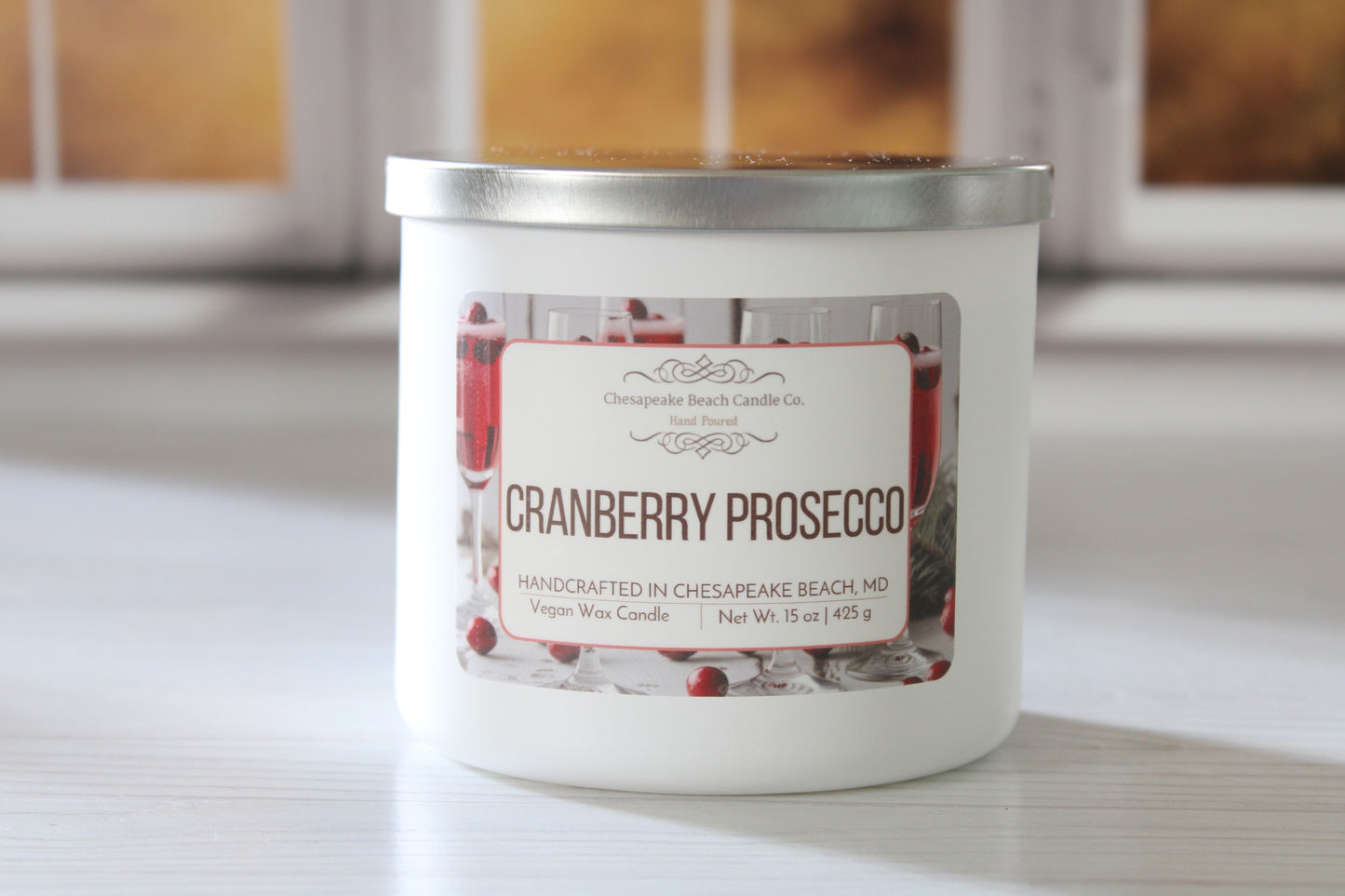 Cranberry Prosecco 3-Wick Candle