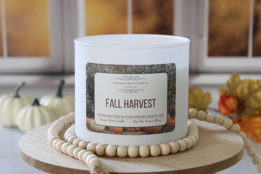 Fall Harvest 3-Wick Candle