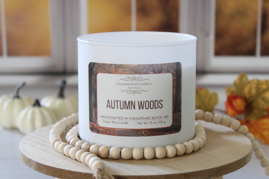 Autumn Woods 3-Wick Candle