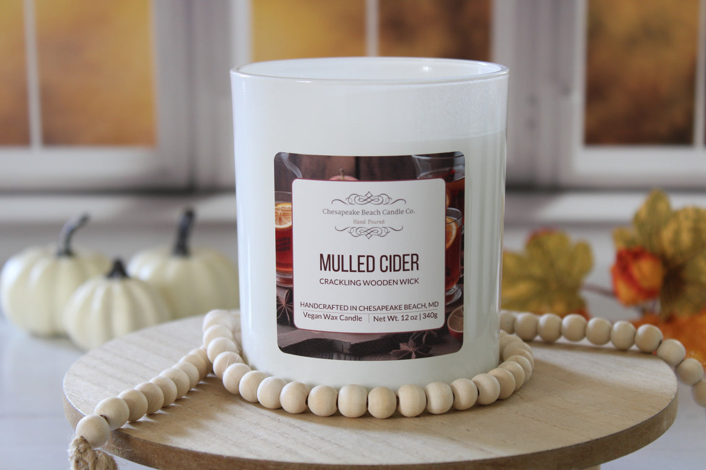 Mulled Cider Wooden Wick Candle