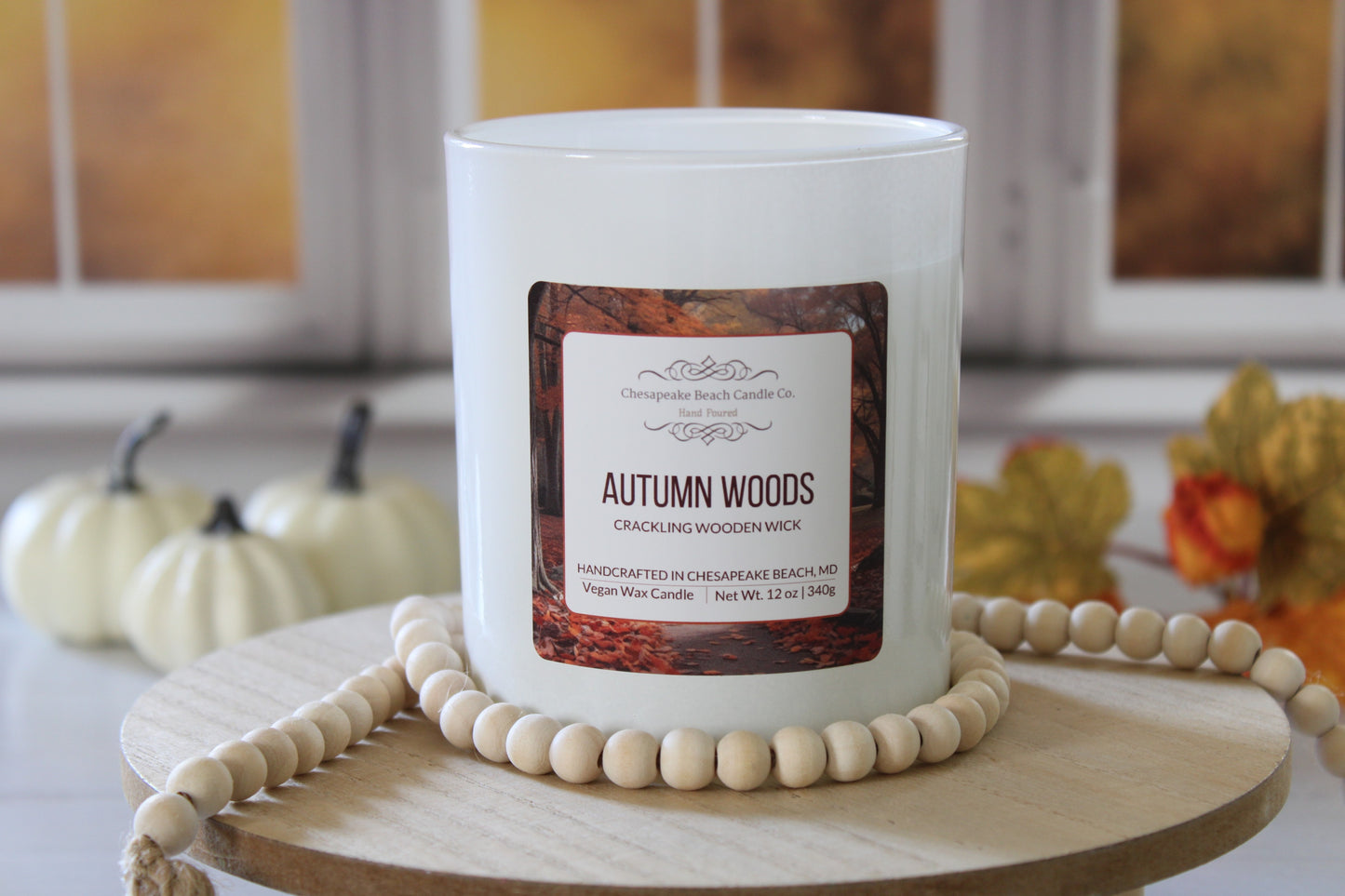 Autumn Woods Wooden Wick Candle