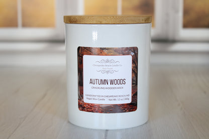 Autumn Woods Wooden Wick Candle