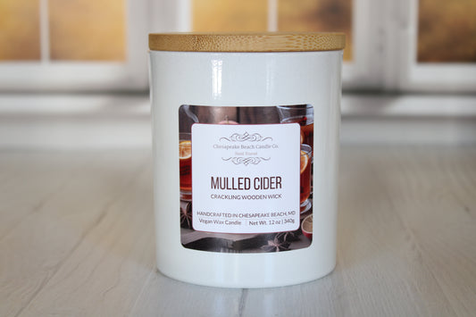 Mulled Cider Wooden Wick Candle