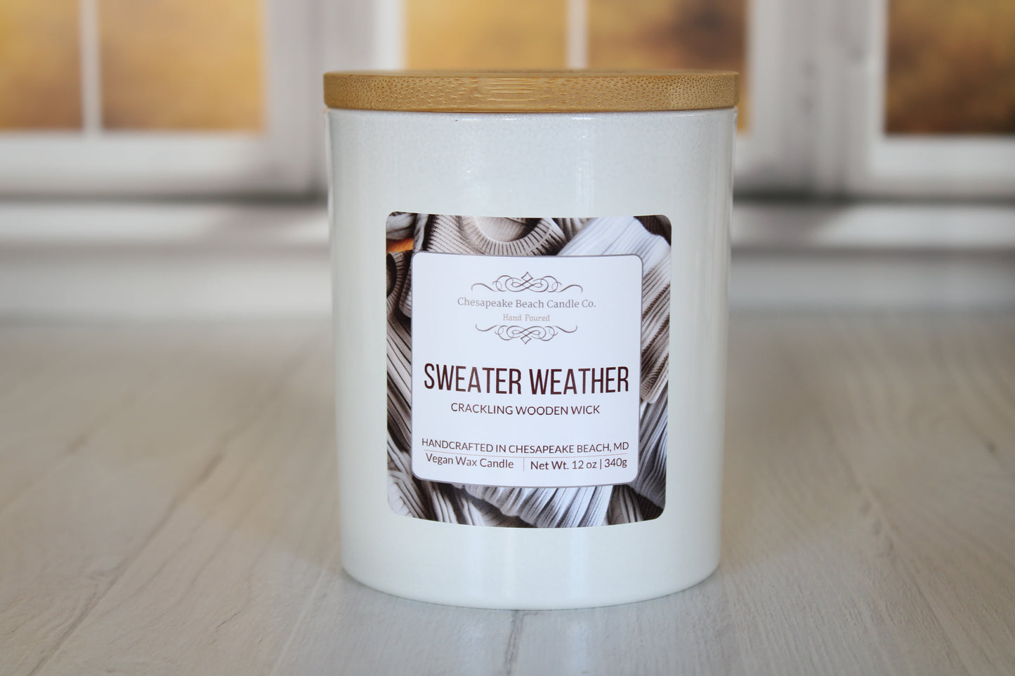Sweater Weather Wooden Wick Candle