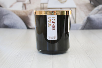 Lavender Embers Wooden Wick Candle