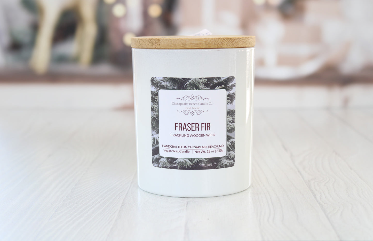 Fraser Fir Wooden Wick Candle
