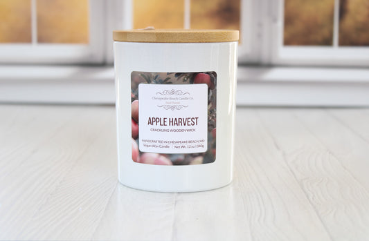 Apple Harvest Wooden Wick Candle