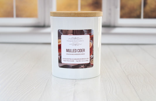 Mulled Cider Wooden Wick Candle