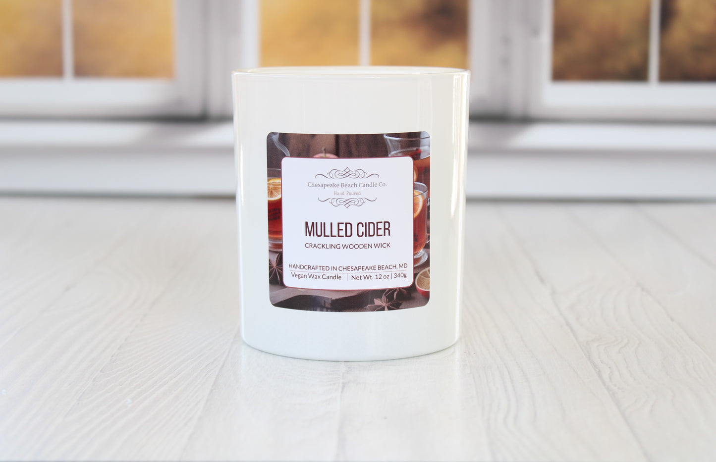 Mulled Cider Wooden Wick Candle
