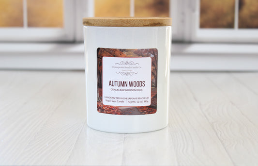 Autumn Woods Wooden Wick Candle