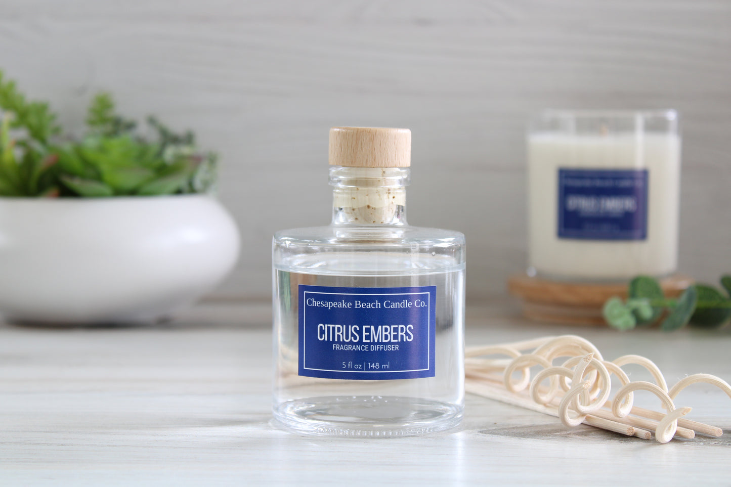 Citrus Embers Reed Diffuser (Inspired by Capri Blue™)