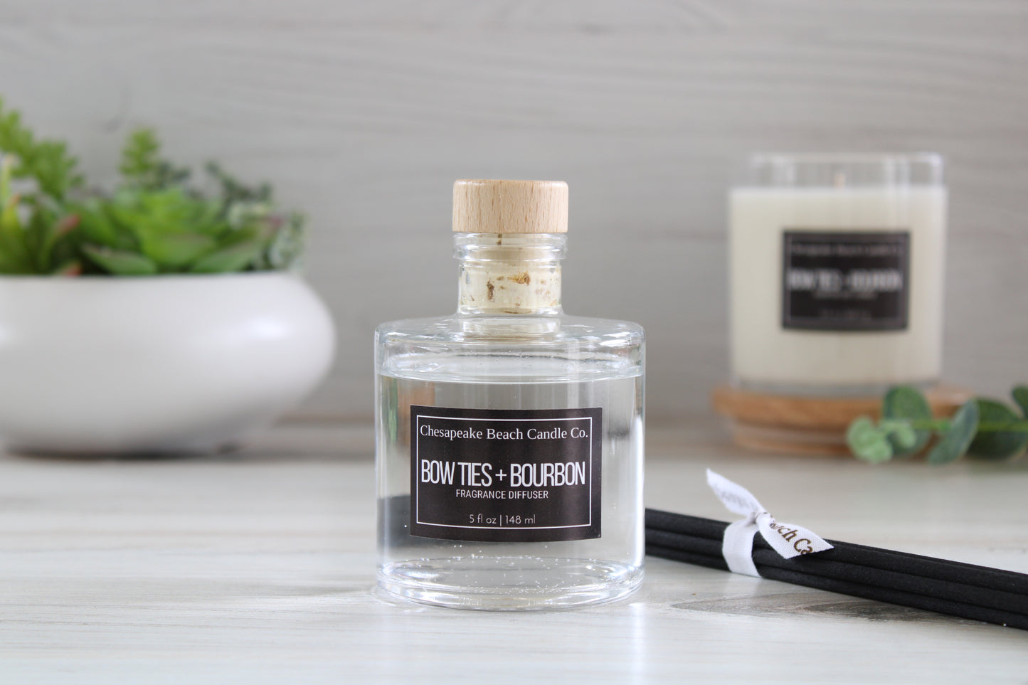 Bow Ties + Bourbon Reed Diffuser (Inspired by BBW™)