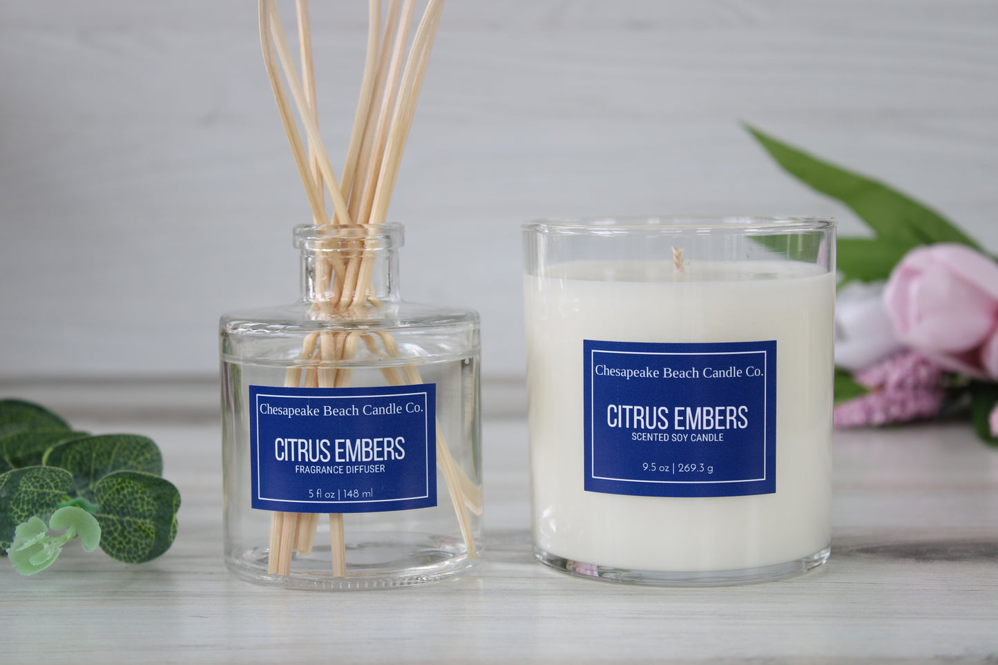 Citrus Embers Reed Diffuser (Inspired by Capri Blue™)