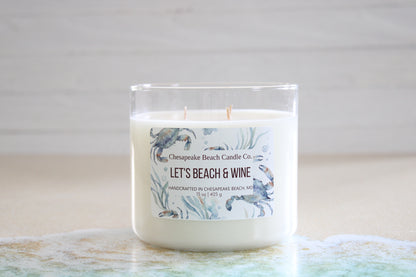 Let's Beach & Wine Candle