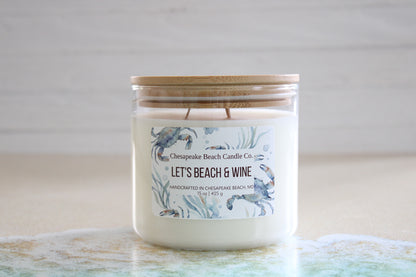 Let's Beach & Wine Candle