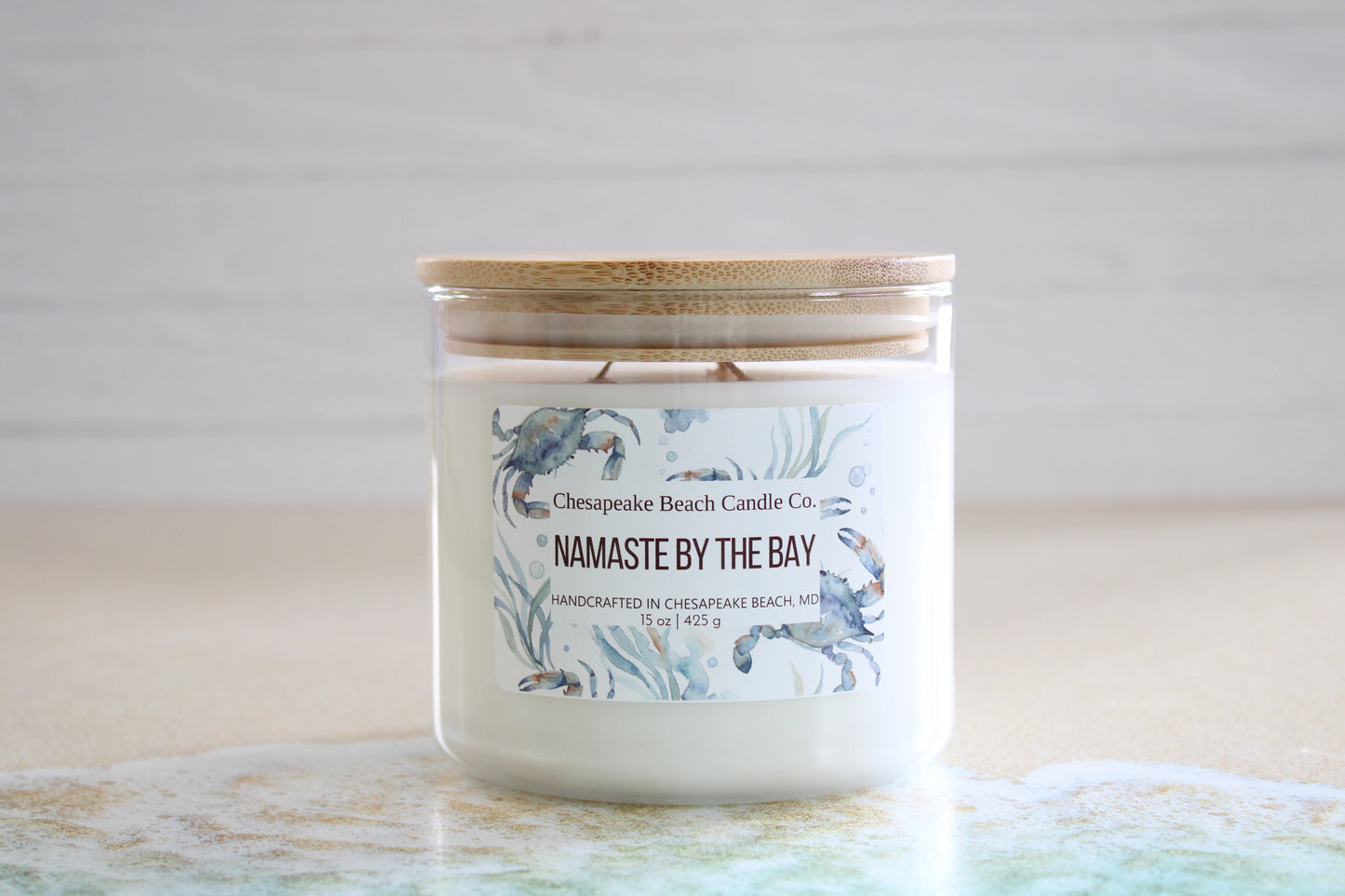 Namaste by the Bay Candle