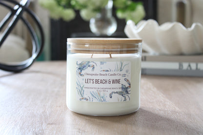 Let's Beach & Wine Candle