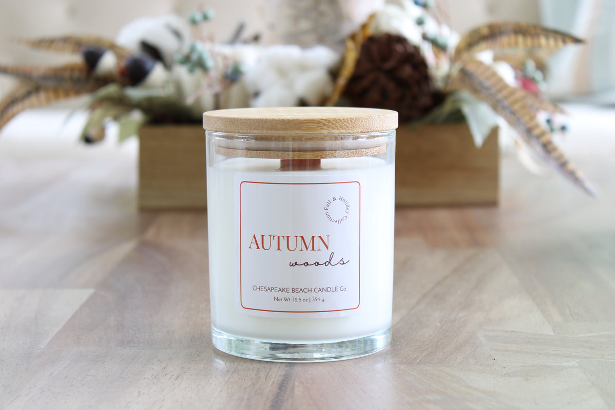 Autumn Woods Wooden Wick Candle