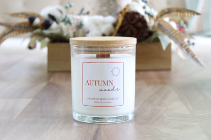 Autumn Woods Wooden Wick Candle