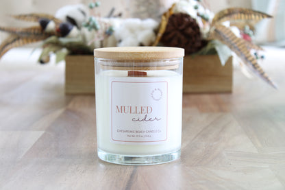 Mulled Cider Wooden Wick Candle