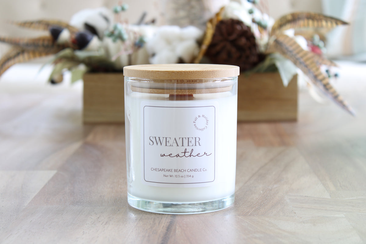 Sweater Weather Wooden Wick Candle