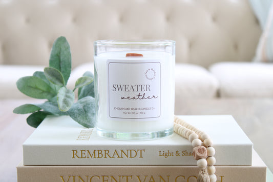 Sweater Weather Wooden Wick Candle